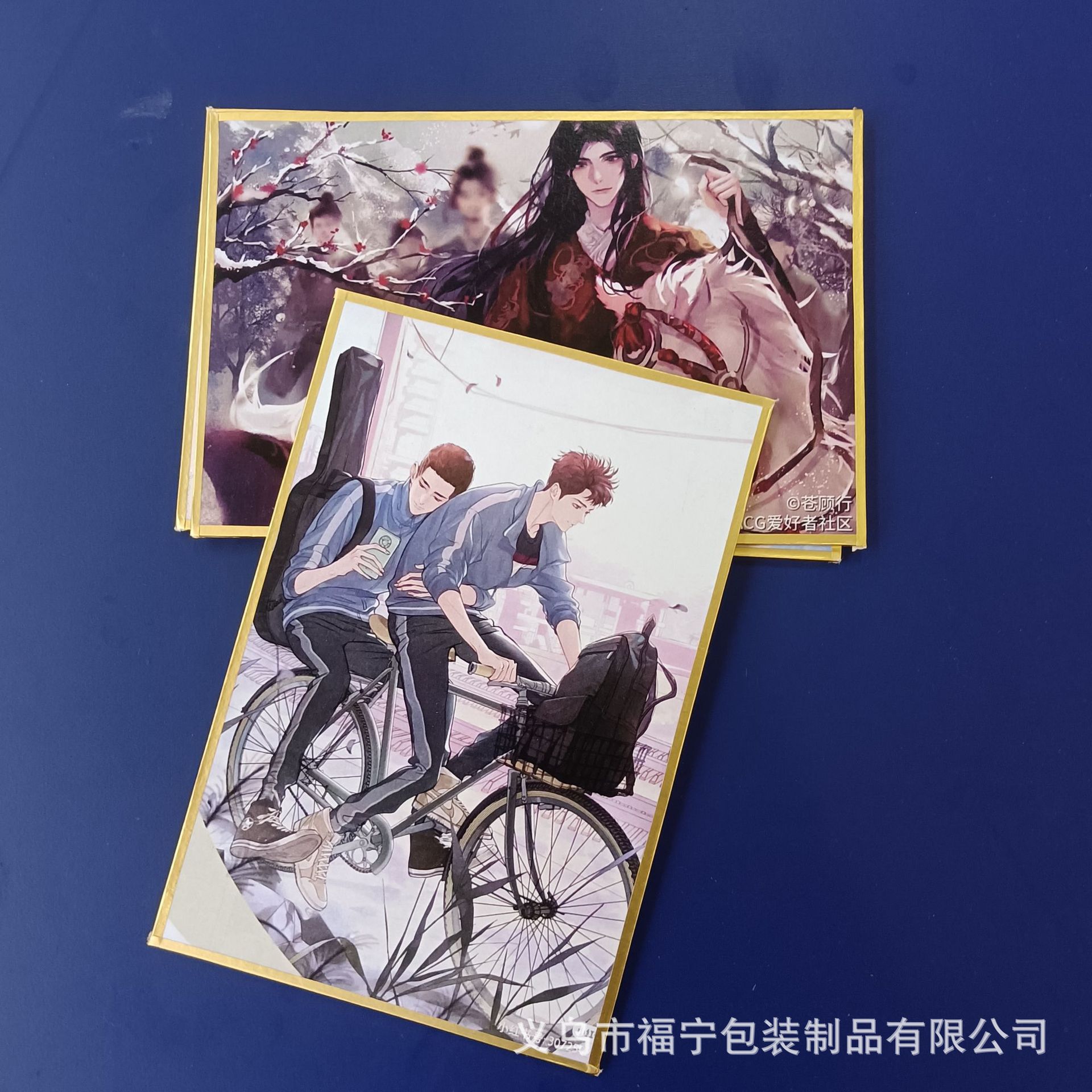 comic periphery Color paper Gold and Silver Side line MAK Japan CP Signings decorate Manufactor wholesale Customizable