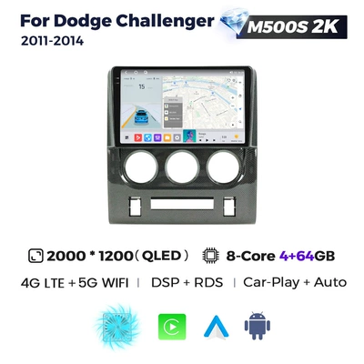 Android Car Navigator, DVD Navigation - m500s-2k-464-eight-core-full-network-7862-black