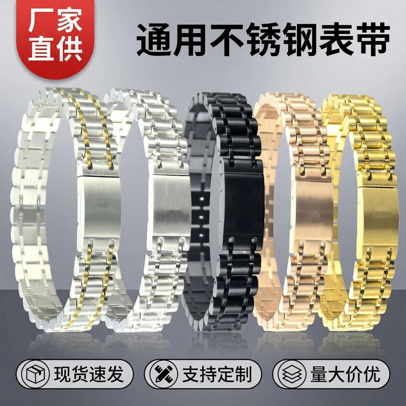 Cross-Border European and American Style Adjustable Stainless Steel High-End Men's Luxury Business Boss Bracelet