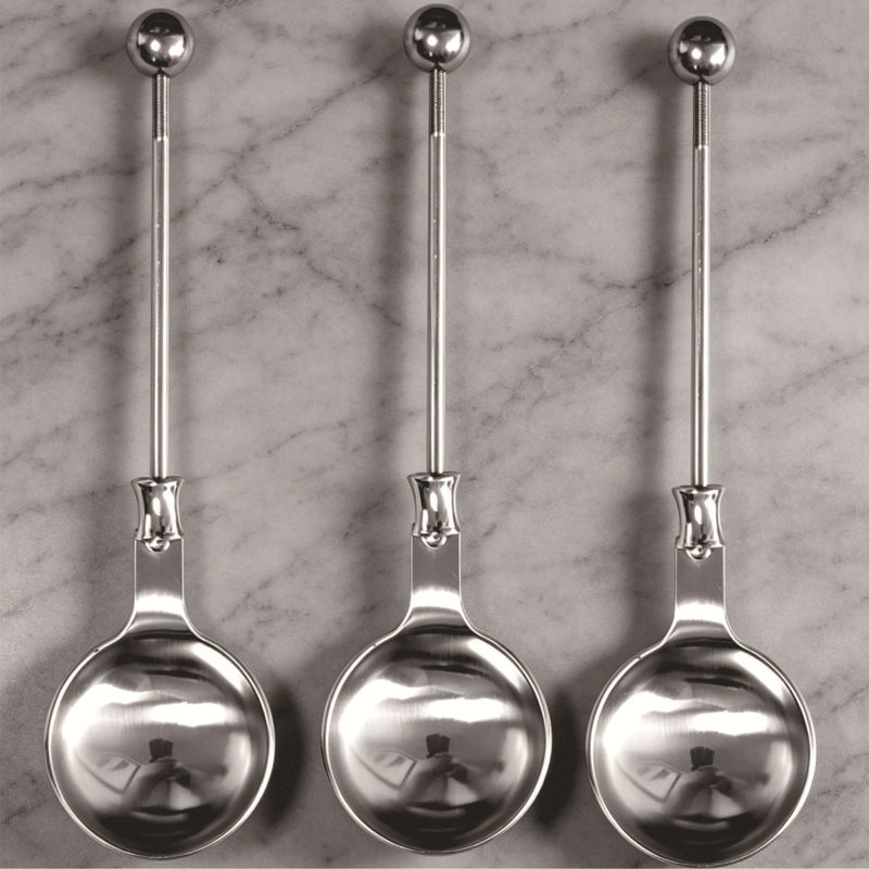 DIY metal small round sugar spoon, can be freely threaded with beads, stainless steel stirring spoon, special tableware for dessert and milk tea shops, wholesale DIY metal small round sugar spoon, can be freely threaded with beads, stainless steel stirring spoon, special tableware for dessert and milk tea shops, wholesale