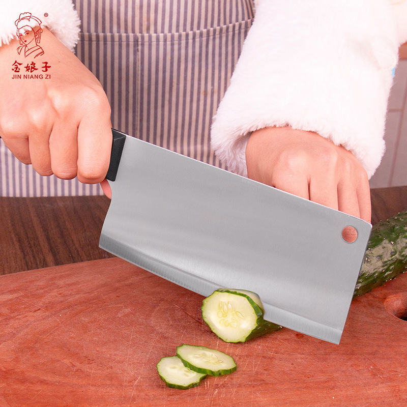 Cuchillo tradicional chino de corte de carne, cuchillo de cocina de estilo antiguo, cuchillo de corte de carne ligero