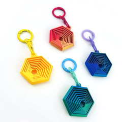 3D プリントクロスボーダーフラクタルフィジェット六角形減圧アーティファクト FractalFidgetHexagon おもちゃハンギング
