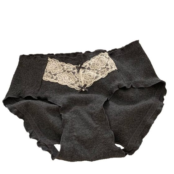 Class A Baby Cotton Lace Underwear Women's Pure Desire Style Women's Pure Cotton Briefs New 7a Bacteriostatic Lengthened Crotch