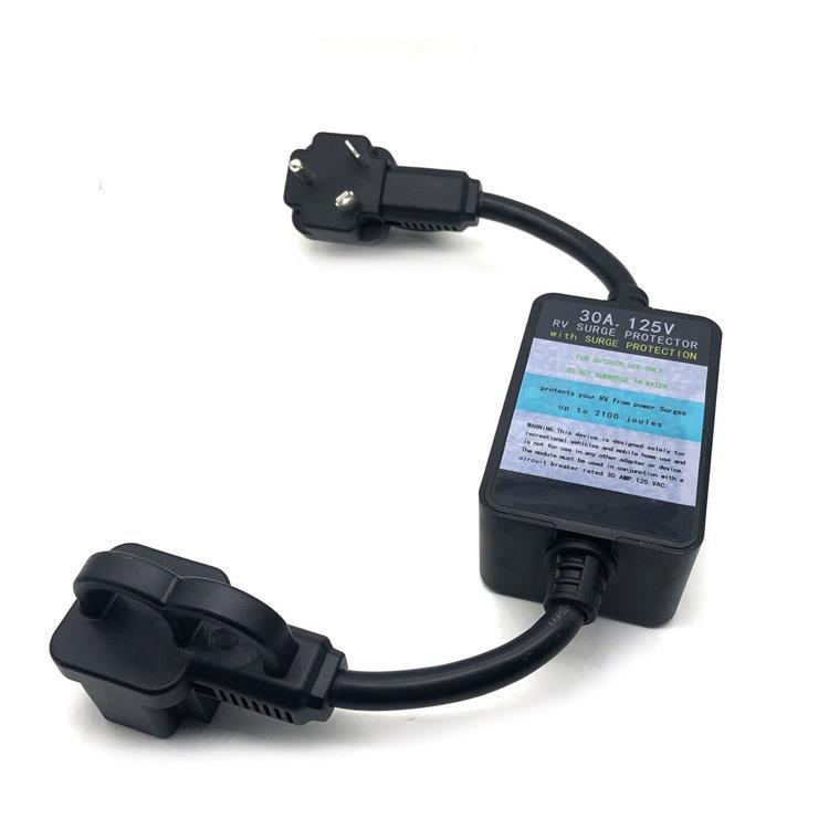 30A房车充电浪涌保护插头 TT-30P浪涌僻雷