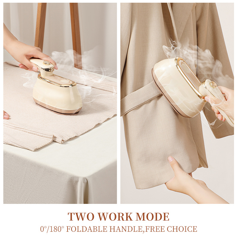 Mini Garment Steamer Portable Foldable Steam Iron For Clothes_voghion.com