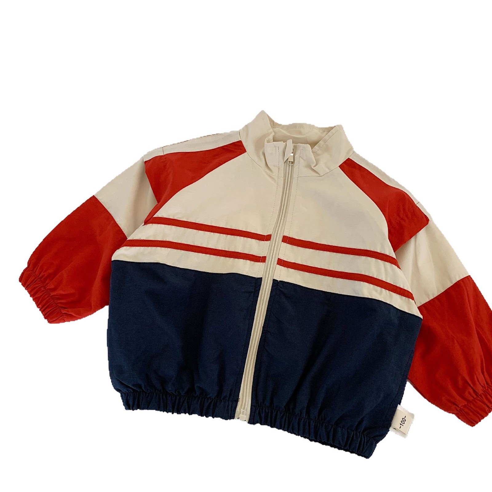 Mai Bao chaqueta infantil de otoño 2025, nuevos productos de color extranjero, chaqueta con cremallera, chaqueta casual para hombres y mujeres.