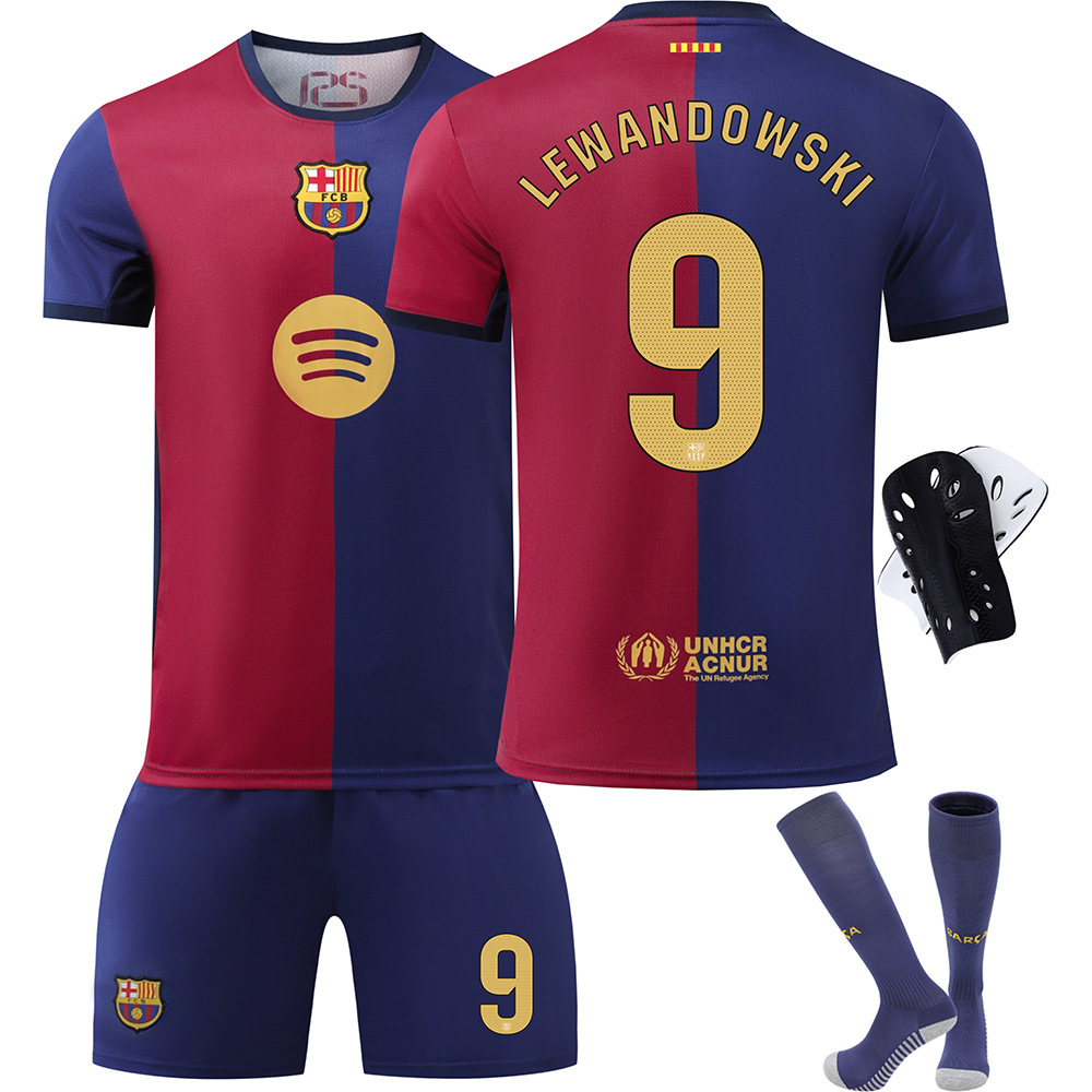 No. 9 + socks + shin guards