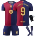 No. 9 + socks + shin guards