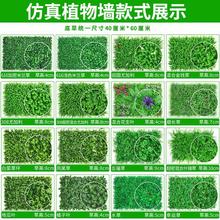 绿植墙仿真植物草坪墙面装饰阳台室内背景花墙塑料仿生人工假草皮