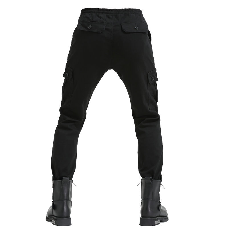 Loong biker motocicleta montar pantalones hombres motocicleta multi-bolsa casual anti-caída pantalones tobillo-atado engranaje de protección motocicleta Pantalones