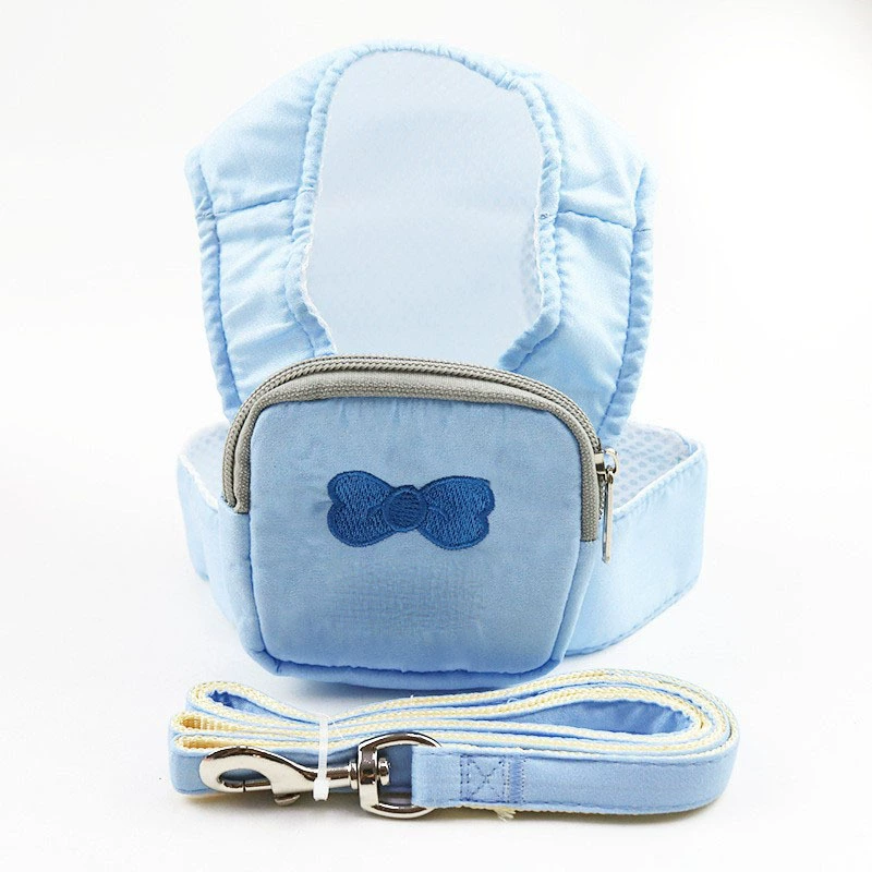 Симпатичная маленькая собачка с поводком выгул собачий жилет Bomei Tedi нагрудный рюкзак Рюкзак для животных Школьная сумка