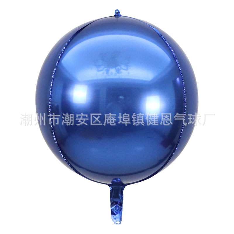 Globo aluminio redondo 4D grande