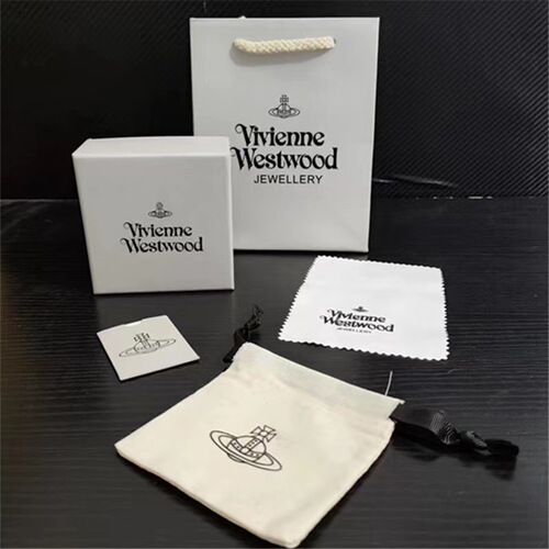 New Version West Tai Family Packaging Box, Empress Dowager's Saturn Necklace Same Style Packaging Box, Gold-Plated Pearl Gift Box