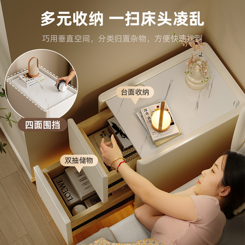 Mesita de noche extremadamente estrecha pequeña madera maciza simple moderno 30 cm gabinete estrecho dormitorio lado de la cama gabinete estrecho gabinete pequeño