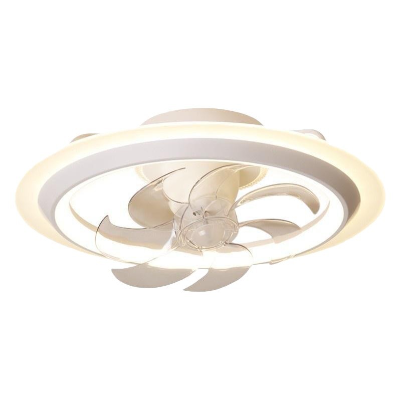 [Selección estricta] lámpara de ventilador 2025 nuevo estudio moderno simple 360 grados cabeza silenciosa lámpara de techo de la habitación de niños