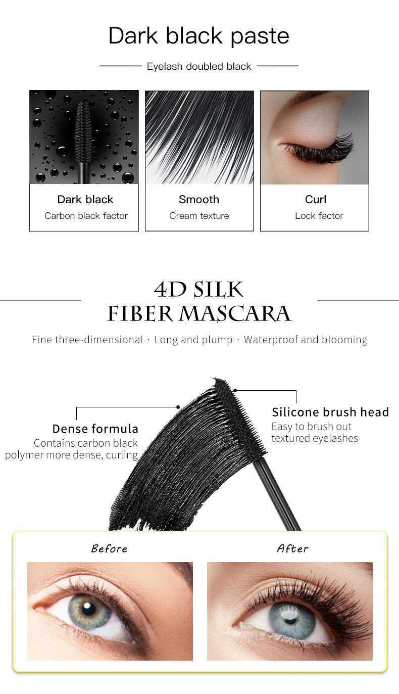 New product Queen Mascara: Thick, slender, base, curling, waterproof, and non-smudge. Live-streaming recommended mascara undefined