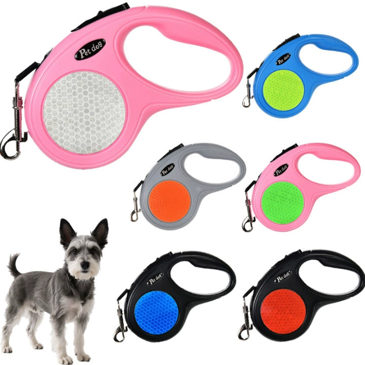 Трансграничный поводок для домашних животных, автоматический выдвижной светоотражающий поводок для кошек и собак, уличное устройство против потери