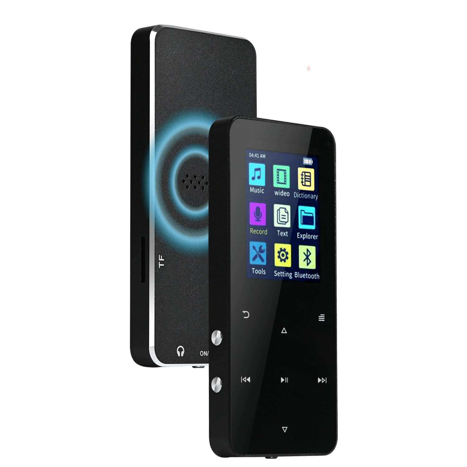 Музыкальный плеер с металлом, Bluetooth, MP3, MP4