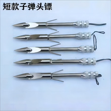 厂家批发新款鱼镖 短款子弹头射鱼镖 射鱼器 短镖菱形射鱼镖