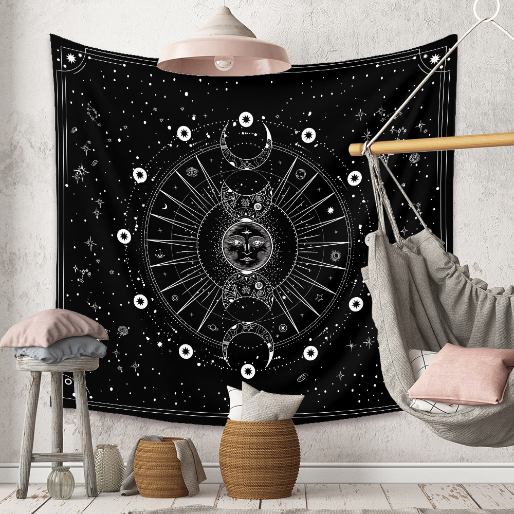 Home Cross-border Bohemian Tapestry Room Decoration Wall Cloth Mandala Decoration Cloth Tapestry display picture 23