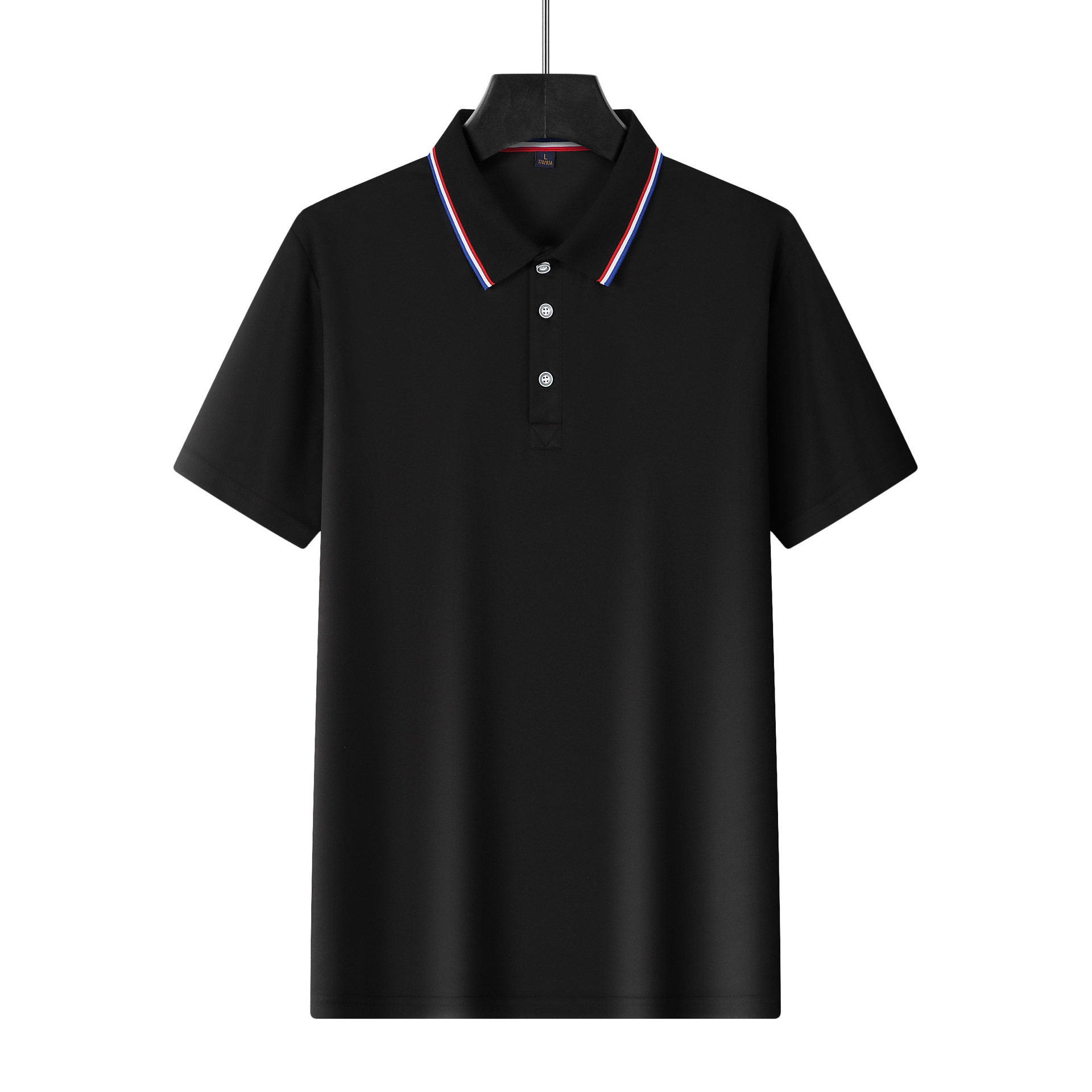 Nuevo transfronterizo americano Amazon polo de manga corta para hombres verano nuevo logotipo de impresión de camisetas publicitarias