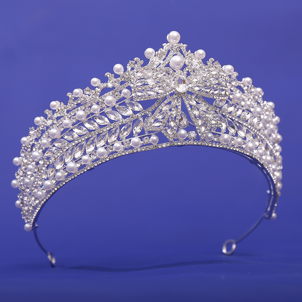 新娘珍珠水晶皇冠