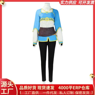 厂家直销现货 游戏同款塞尔达传说 王国之泪演出服 塞尔达cosplay