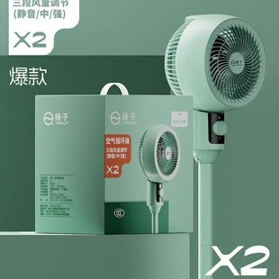Yangzi's New Air Circulation Fan Three-Speed Household Remote Control Electric Fan Table-Standing Dual-Purpose Silent High-Wind Floor Fan