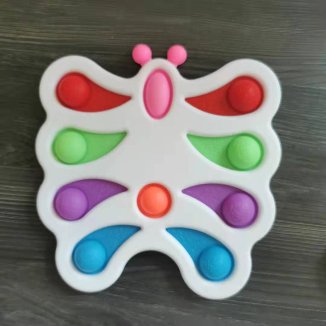 Dedo burbuja música ratón asesino pionero llavero descompresión juguete dedo prensa placa cinco dedo burbuja música fabricante en stock