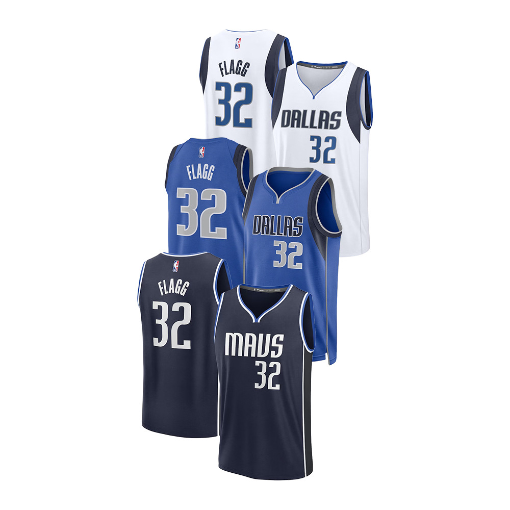 Dallas Mavericks 32 Cooper Flagg Nba Mavericks New Jersey Embroidered Basketball Uniform