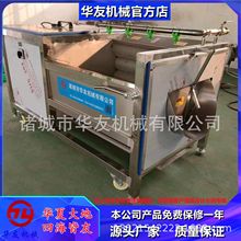 全自动商用毛辊清洗机土豆去皮全自动生姜红薯甘蔗竹子清洗设备