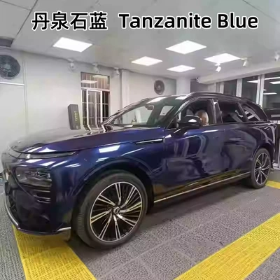Black Car Wrap Film Car – Auto Color Change Film - imported-tpu-danquan-stone-blue-152-15m-roll