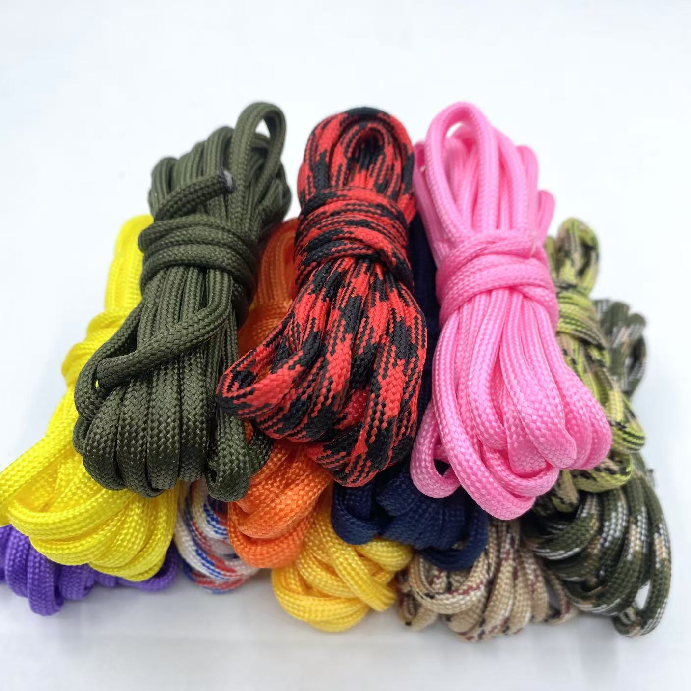 Cuerda de montañismo de supervivencia al aire libre, brazalete de paraguas con núcleo de polipropileno de bricolaje, cuerda tejida de siete núcleos de color, 3 metros