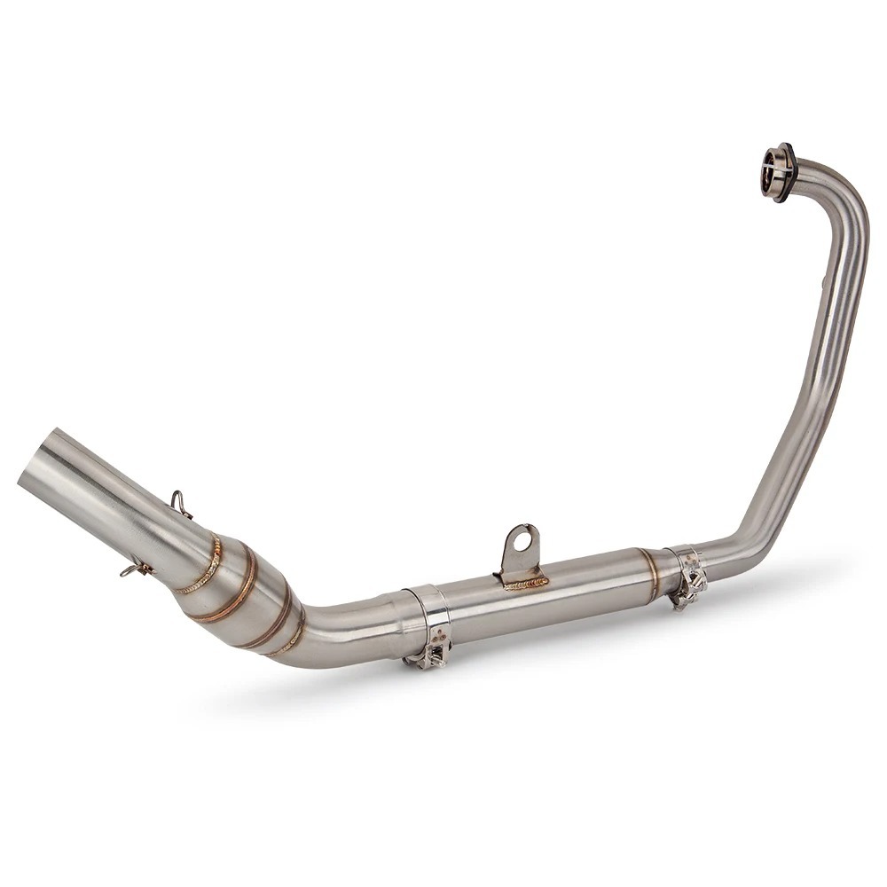 CFMoto NK250 250SR NK300 300SS modified motorcycle exhaust pipe front section stainless steel