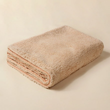 秋冬新款仿羊羔绒加厚婴儿盖毯双层绉布muslin宝宝推车抱毯纯棉毯