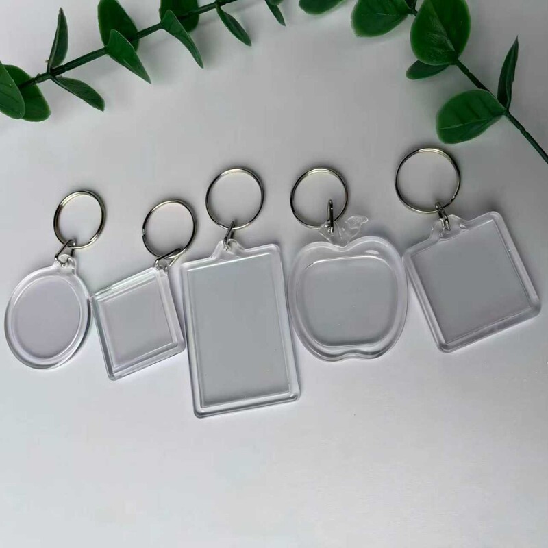 Popular Mixed Batch Transparent Acrylic Keychain Photo Frame for Studio Use, Blank Photo Frame for Tourist Attractions, Photo Pendant Popular Mixed Batch Transparent Acrylic Keychain Photo Frame for Studio Use, Blank Photo Frame for Tourist Attractions, Photo Pendant
