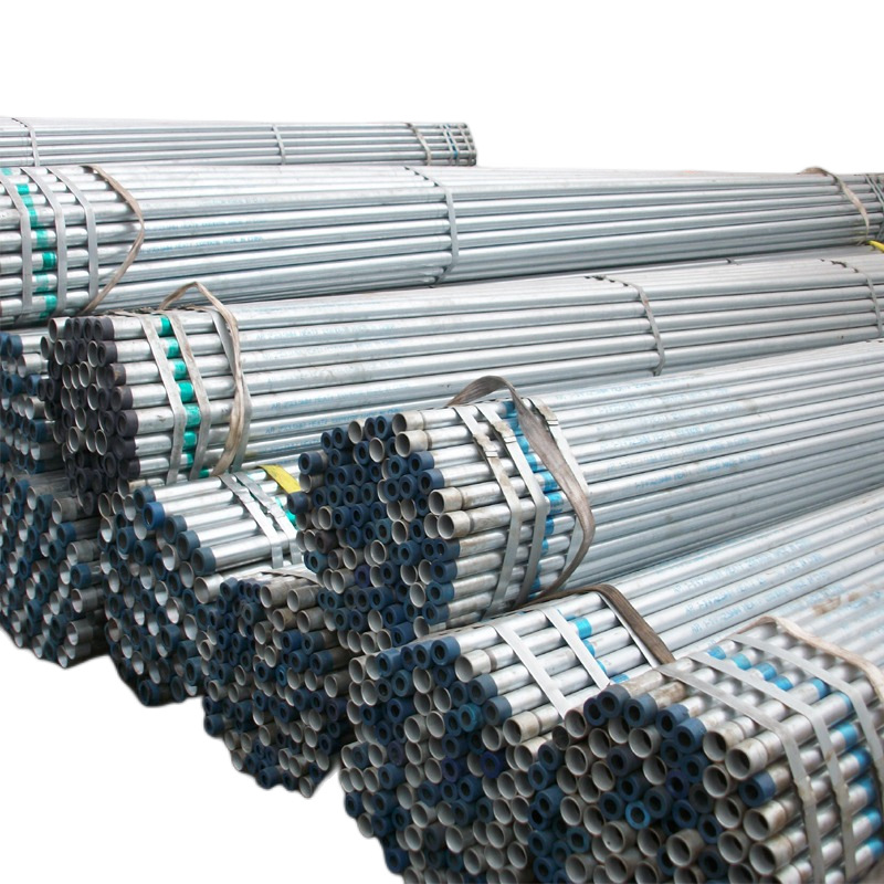 现货供应优质BS1387-1985 两端车丝一段管箍一段管帽镀锌钢管