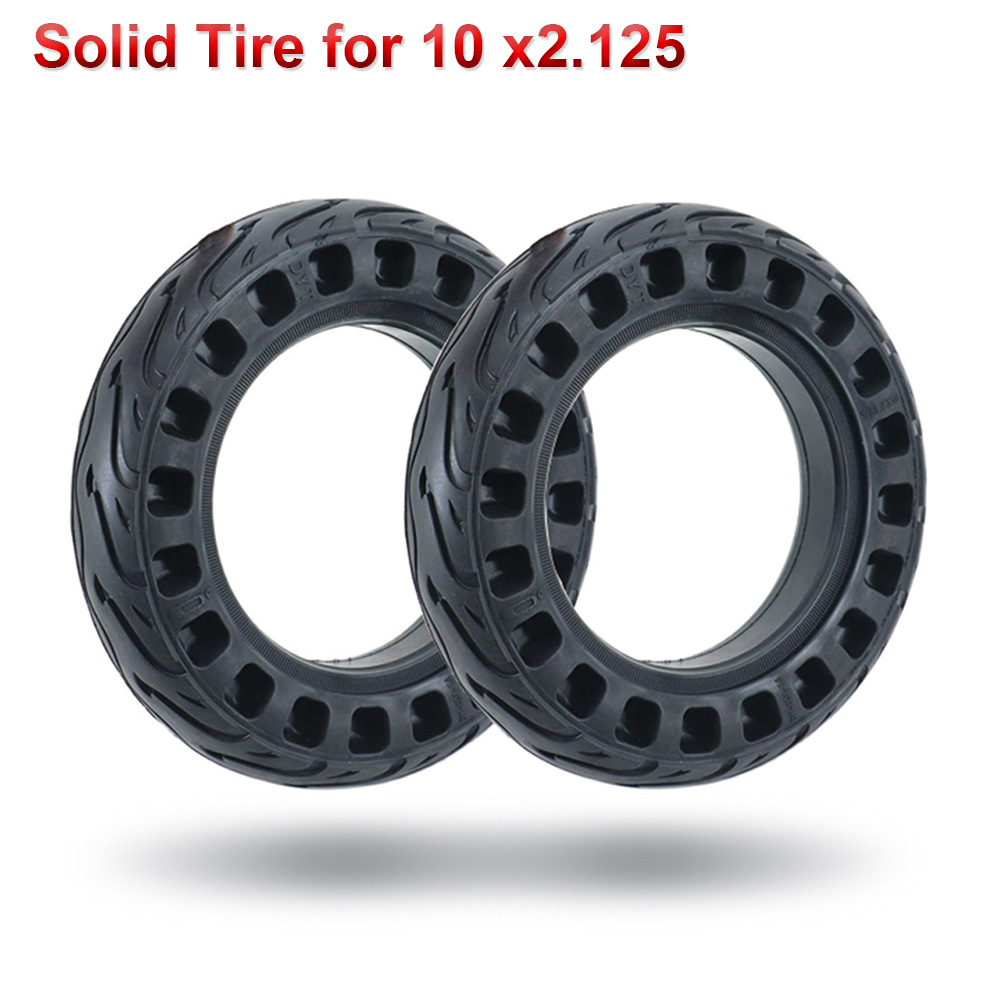 批发 10寸电动滑板车 10x2.125实心胎免充气蜂窝防刺胎10x2.125型