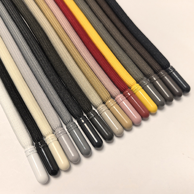 6mm Polyester Round Rope with Hardware Head Trouser Waist Rope, Sweatpants, Sweatshirt, Hat Drawstring, Casual Pants Belt 6mm Polyester Round Rope with Hardware Head Trouser Waist Rope, Sweatpants, Sweatshirt, Hat Drawstring, Casual Pants Belt