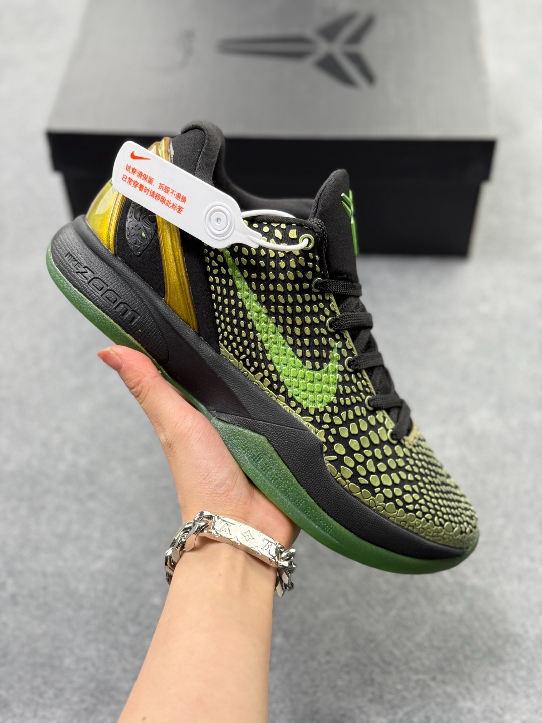 Zapatos Pitian versión original pura Kobe 6 generación zapatos de baloncesto Kobe 6 hornet azul tablero de carbono zapatos deportivos de combate real para hombres y mujeres