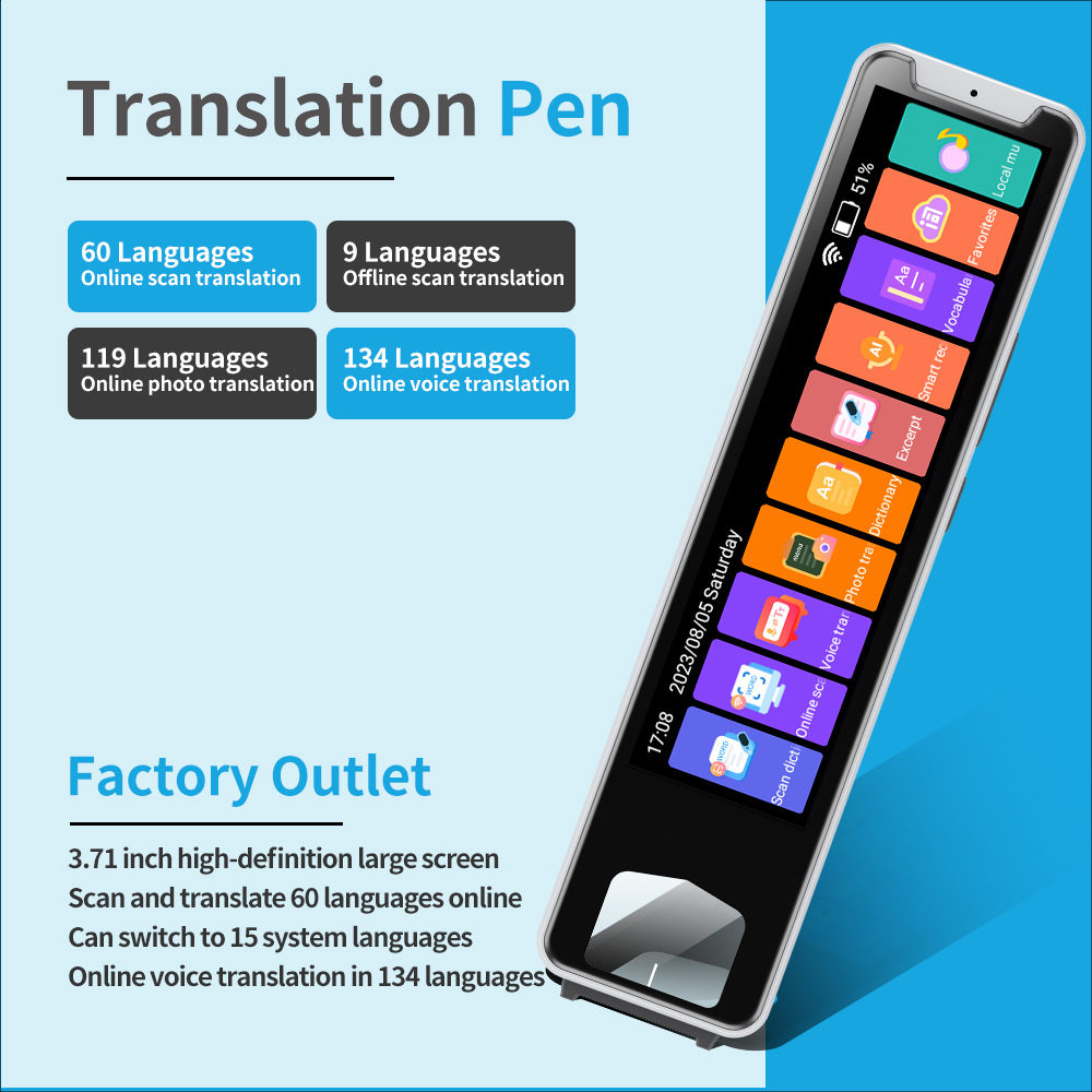 Pens scanned pen translation pens Intelligent Device Offline Scan Translation Pen 2