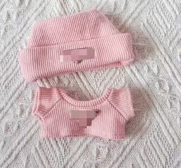 17 cm LABUBU una y dos generaciones de muñecas de polilla universal caja ciega fiesta pequeña falda de viento serie de accesorios de ropa de bebé