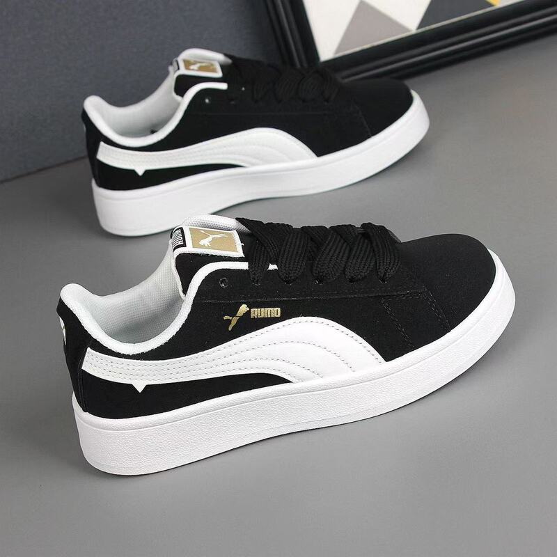 2026 Spring New Model Couple's Sports Casual Sneakers, Versatile White Shoes for Students, Couple's Style Thick-Soled Bread Shoes 2026 Spring New Model Couple's Sports Casual Sneakers, Versatile White Shoes for Students, Couple's Style Thick-Soled Bread Shoes