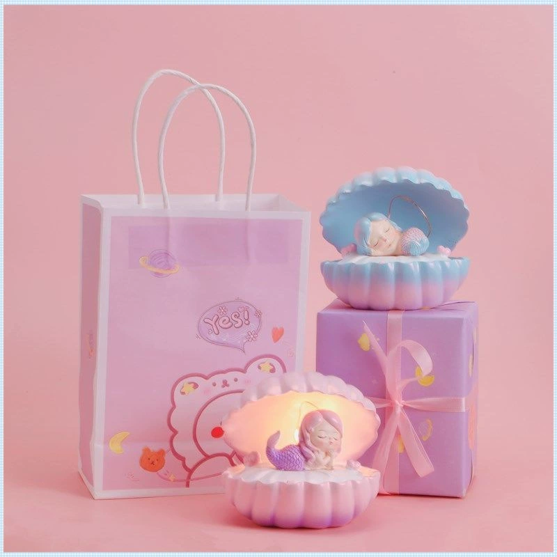 Хит продаж, новый девчачий ночник с русалкой, креативное украшение для детской комнаты интернет-знаменитостей, украшение для девочек на десятый день рождения.