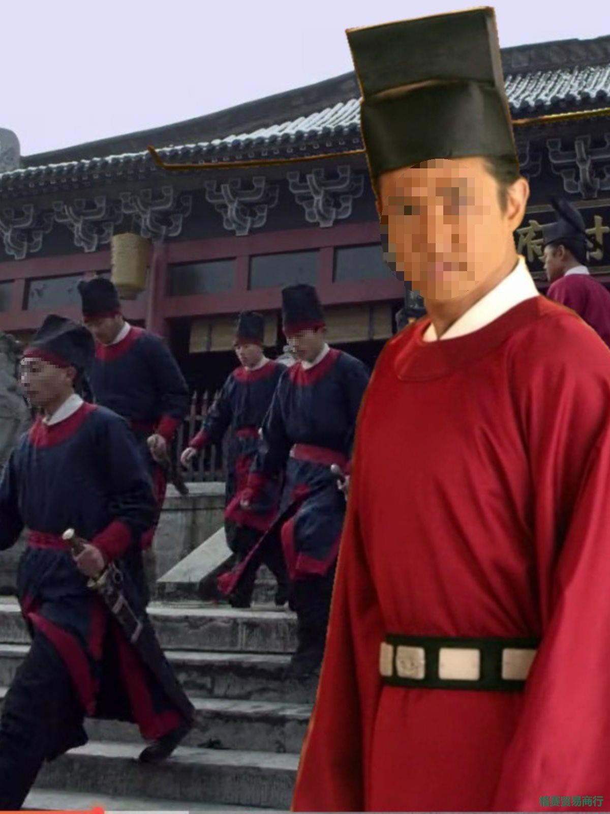 宋朝官服范仲淹包公演出服古装话剧衙役服装捕头师爷轿夫明朝官帽