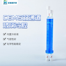 双通道玻璃冷腔冷凝器雪迪龙玻璃冷腔CEMS烟气冷腔冷热交换器