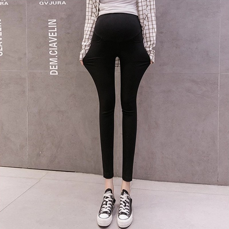 검은 봄과 여름 얇은 (9 바지)