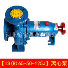 IS65-50-125J 清水泵 单级离心泵厂家  ISR热水泵增压循环管道泵