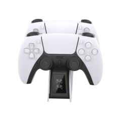 工場直販の新しい ps5 ワイヤレス コントローラー充電スタンド、充電インジケーター付き、デュアル シート高速充電タッチ バンプ充電スタンド