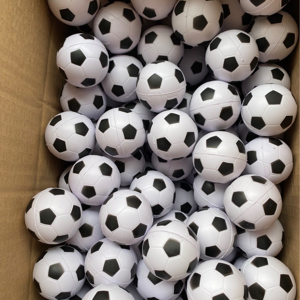 Cross-Border 4cm Foam Basketball Football Pu Sponge Football Mini Basketball Bouncy Ball Amazon Tennis Football